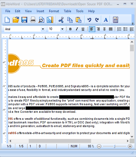 Free pdf redaction software download